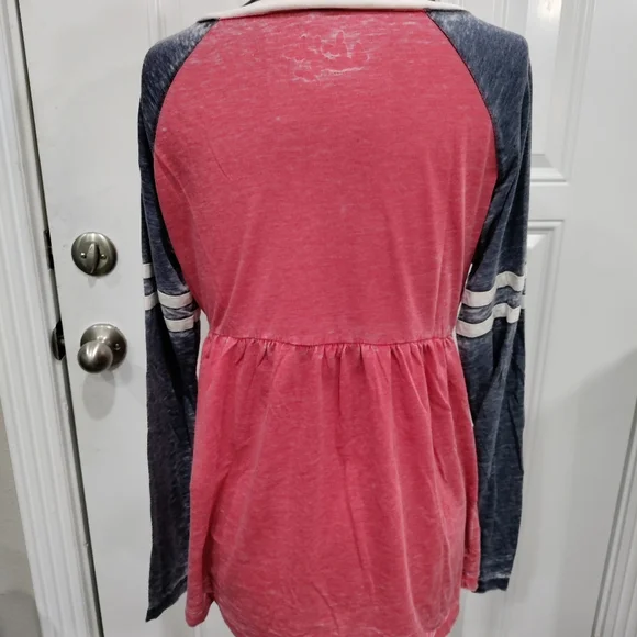 Touch by Alyssa Milano NFL Houston Texans long sleeve maternity blouse s… - Picture 5 of 8